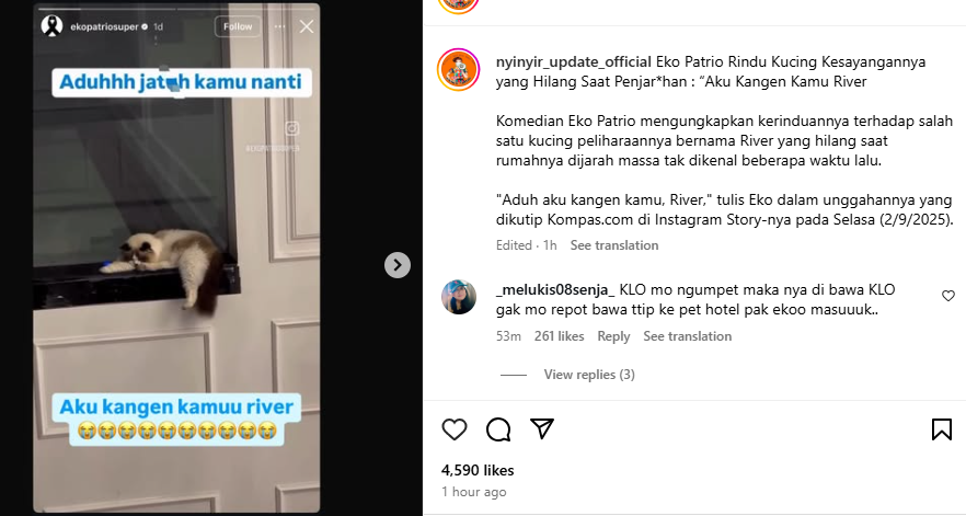 postingan Instagram @nyinyir_update_official